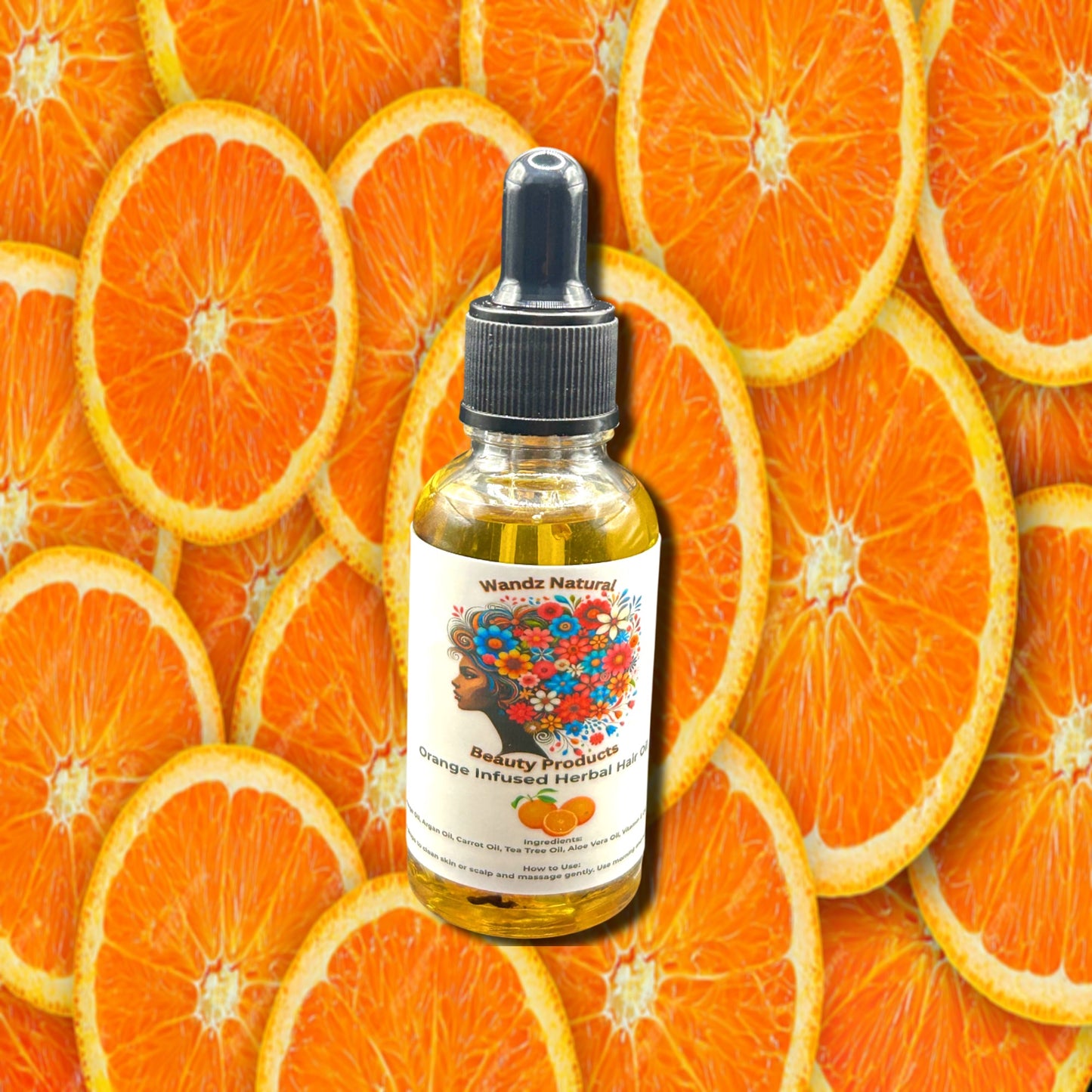 Orange Infused Herbal Hair Oil