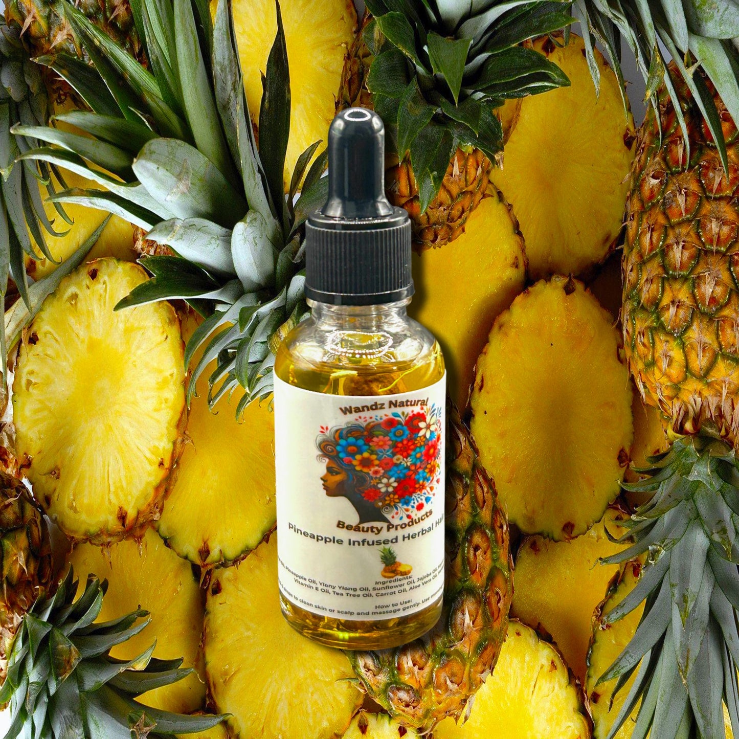 Pineapple Infused Herbal Hair Oil